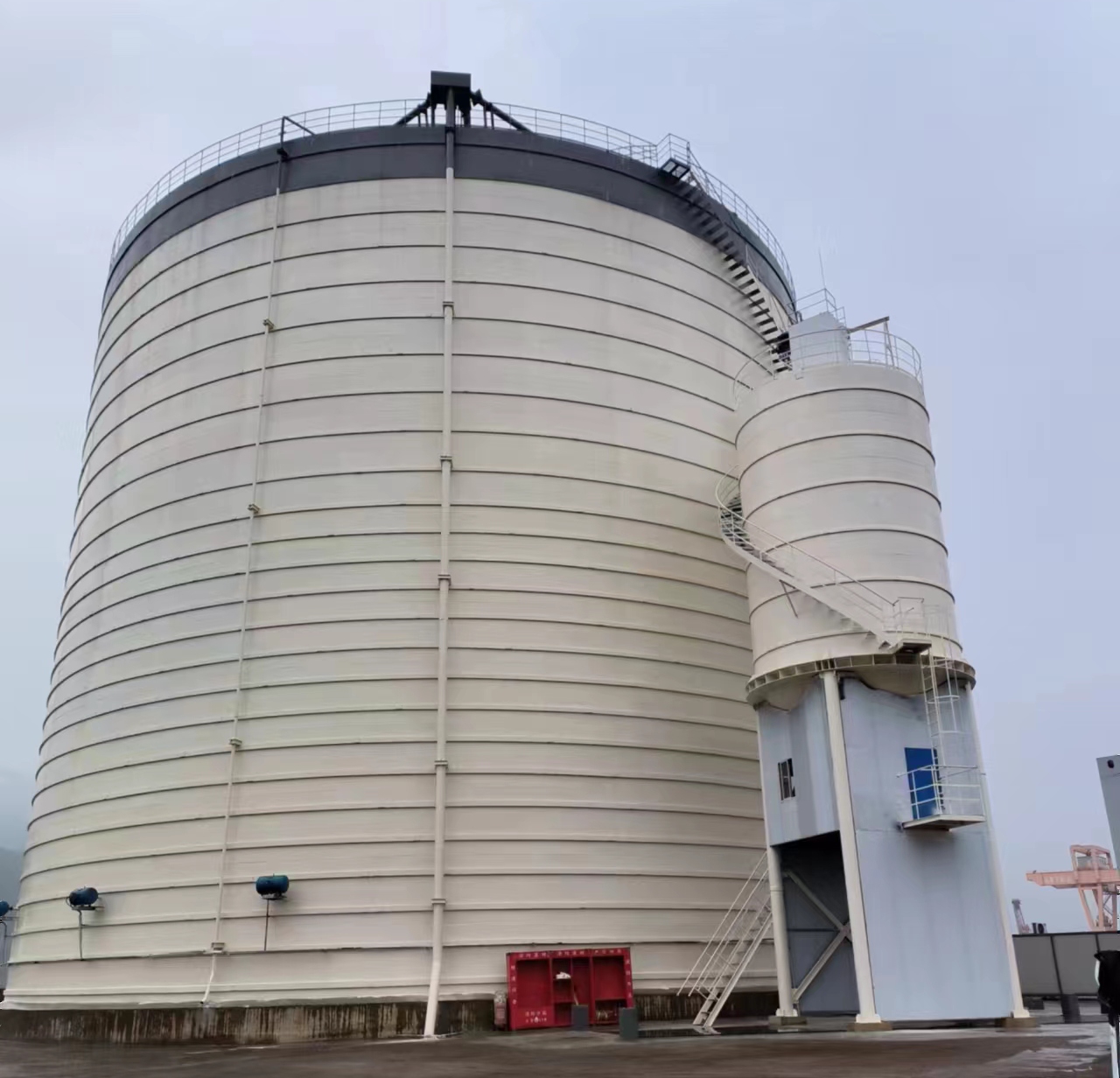 金溪10万吨水泥钢板库